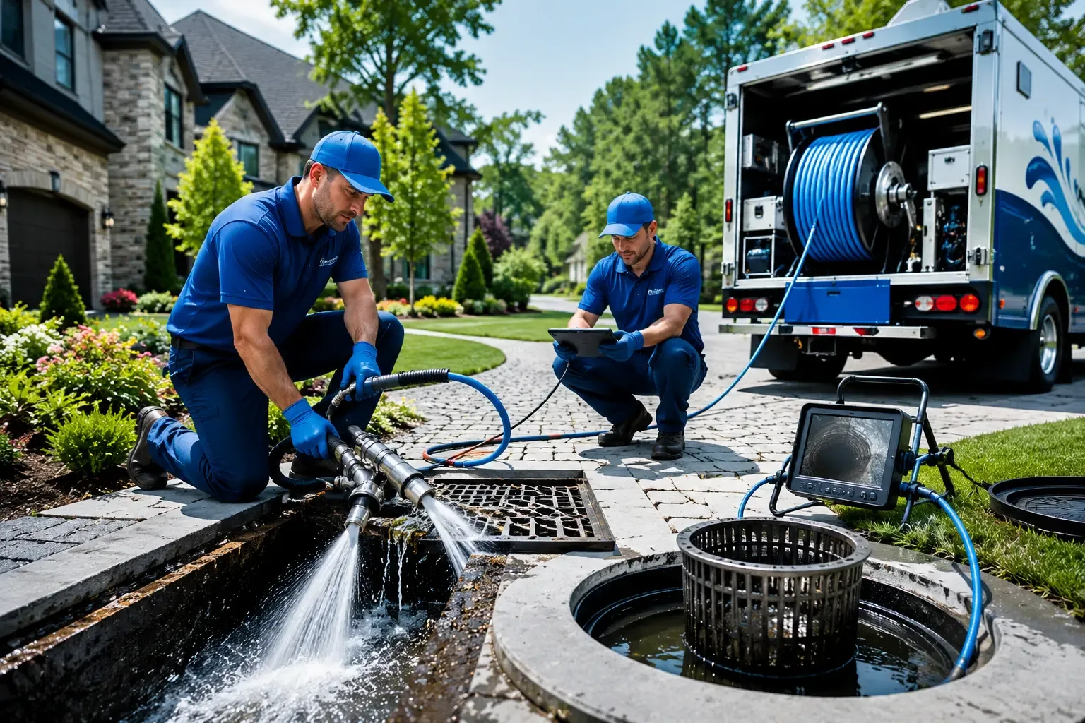 Local outdoor drain cleaning professionals in Burdett, KS
